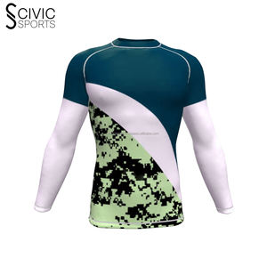Personalizado al por mayor ropa de protección señoras con capucha Rash Guard transpirable Cool Touch Rash Guard - Product Image 1