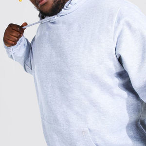 Plus Size Streetwear Blank Heavy Weight <b>Black</b> Pullover Hoodie Custom Sportswear <b>Men</b> Breathable Wholesale Fleece Lined <b>Hoodies</b> - Product Image 3