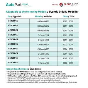 ท่อส่งคืนดีเซลสำหรับ Mercedes คลาส W176-Euro 5-ยาว - Product Image 2