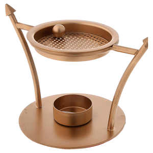 เตาเผากำยานเหล็กทองเหลืองสีน้ำตาล สำหรับตกแต่งบ้านและสำนักงาน ราคาสมเหตุสมผล ทนทาน กลิ่นหอม - Product Image 2