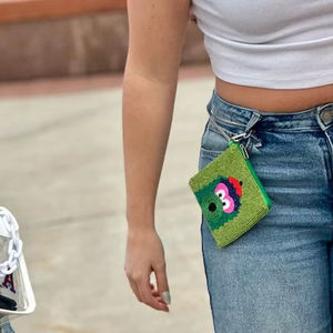 Monederos con Cordón y Cuentas de Diseño Unisex, Bolsa de Mano de Tela Bordada a la Moda, Potli para Damas, para Regalos Promocionales - Product Image 1