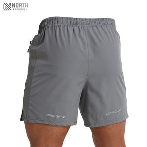 Shorts de sport élastiques pour hommes, respirants, décontractés, streetwear, avec motif uni, entraînement décontracté et entraînement en gros pour hommes - Product Image 3