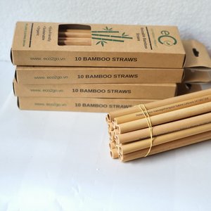 Top Seller productos vietnamitas pajitas de bambú reutilizables/pajitas de bambú con alta calidad y precio barato por Eco2go Vietnam - Product Image 2