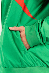 2025 veste anorak à manches surdimensionnées conception personnalisée veste coupe-vent légère avec logo de broderie personnalisé - Product Image 5