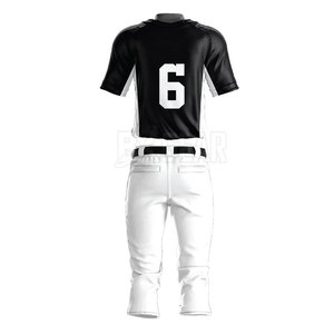 Equipo al por mayor desgaste uniforme de béisbol de secado rápido y tela ligera con opciones personalizadas para el logotipo y el nombre - Product Image 2