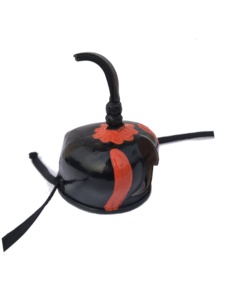 หมวกสำหรับฝึกเหยี่ยว ดีไซน์แบบอาหรับ ทำจากหนังแท้ อุปกรณ์สำหรับฝึกเหยี่ยว หมวกสำหรับฝึกเหยี่ยวแบบอังกฤษ ทำจากหนังแท้ พร้อมสายรัดไนลอน - Product Image 4