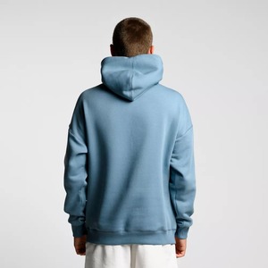 Sweat à capuche épais avec poche avant pour hommes, sweat à capuche respirant en tissu éponge français de luxe avec logo personnalisé, nouvel arrivage - Product Image 2