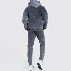 2026 personnalisé hommes lavage à l'acide pull survêtement imprimé Streetwear à capuche pantalons de survêtement ensemble Logo brodé grande taille respirant - Product Image 2