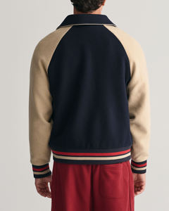 Chaquetas Varsity de Alta Calidad para Hombre, Material de Lana y Cuero, Chaqueta Universitaria con Letras Bordadas Personalizadas para Hombre - Product Image 3