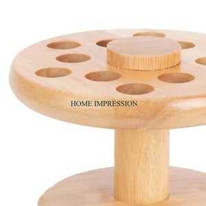 Plateau de verre à liqueur en bois de qualité supérieure support de verre à boire produit Offre Spéciale Design élégant support de verre de barre à un prix raisonnable - Product Image 2