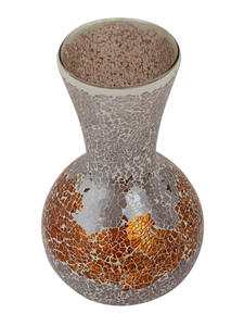 Jarrón de flores de mosaico colorido hecho a mano, decoración del hogar hecha a mano con diseño floral vibrante para interiores únicos - Product Image 6