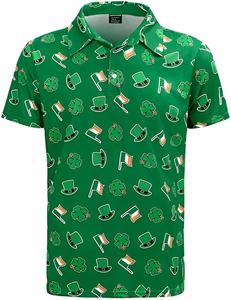 เสื้อโปโลแขนสั้นสำหรับผู้ชายพิมพ์ลายพิมพ์ซับลิเมชันกอล์ฟน้ำหนักเบาออกแบบได้ตามต้องการเสื้อผ้าผู้ชายผลิตในเวียดนาม - Product Image 5