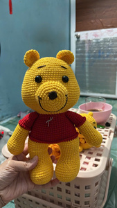 ตุ๊กตาโครเชต์ยัดไส้ของเล่นสำหรับตกแต่งหรือเป็นของเล่นสำหรับเด็กหลายรุ่นและหลายขนาดพร้อมจำหน่ายจากผู้ผลิตเวียดนาม - Product Image 4