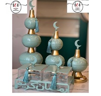 Lanterne de sol décorative élégante au design unique pour la décoration de fêtes et de festivals, idéale pour les célébrations du Ramadan, de l'Aïd et du Hajj