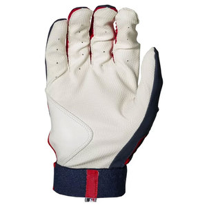 Gants de frappe de baseball en cuir véritable personnalisés de haute qualité avec couleur personnalisée en gros du Pakistan - Product Image 2