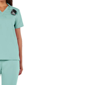 Calidad superior mujeres Hospital Enfermeras Scrubs Venta al por mayor todos los colores y tamaños disponibles fácil de usar Hecho con poliéster - Product Image 2