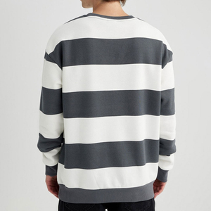 Jersey básico elegante con estampado de logotipo personalizado para hombre, Sudadera ligera para todas las estaciones, Jersey sencillo para todos los días - Product Image 2