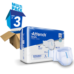 Serviettes hygiéniques extra absorbantes, taille L. Sac 24. Couches pour adultes anti-odeurs, pour incontinence (taille 44"-58") - Product Image 5
