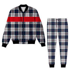 Vente en gros Vêtements de sport de jogging d'hiver à séchage rapide avec fermeture éclair Logo personnalisé Conception à sublimation Survêtements pour hommes Ensembles de jogging - Product Image 4