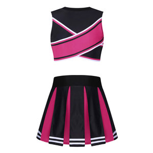 ชุดเชียร์ลีดเดอร์ผ้านุ่มสำหรับผู้ใหญ่ชุดฝึกซ้อมชุดเชียร์ลีดเดอร์ออกแบบผลิตภัณฑ์ของคุณเอง - Product Image 2