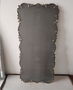 Gran oferta, espejo de pared con marco rústico de madera marrón de 35 "X 31", diseño moderno para dormitorio y decoración de Hotel, mejor precio, boda - Product Image 4