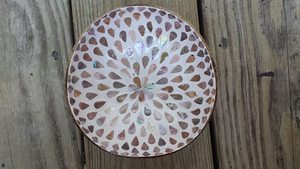 Nouveau bol rond en bois personnalisé bol à salade naturel fait à la main pour cuisines, repas à la maison et restaurants gastronomiques - Product Image 5