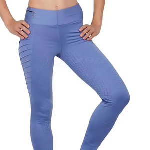 Elegantes pantalones ecuestres para mujer con corte moderno y cómodos pantalones elásticos para montar a caballo - Product Image 3