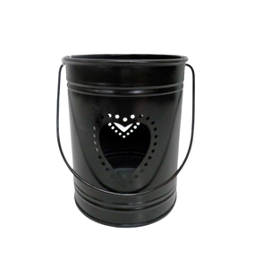 Conception fantaisie métal fer suspendu T Lite support votif noir Zink couleur Design de luxe pour salon et décoration de table - Product Image 5