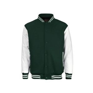 Veste universitaire d'hiver pour homme de la meilleure qualité, logo personnalisé, veste de baseball avec coupe décontractée ample, tissu en toile, veste universitaire 2025 - Product Image 1