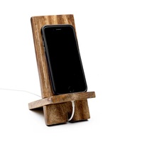 Support de téléphone portable en MDF au design élégant avec découpe laser pour bureau, taille personnalisée, meilleure qualité, pour le bureau et la maison