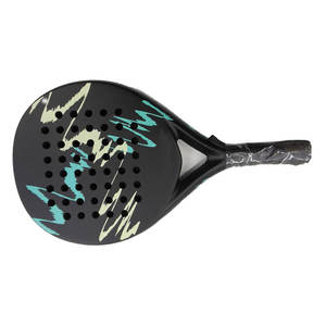 Raquettes de padel en fibre de carbone intégrale, durables, pour sports de plein air, à prix abordable, avec logo de marque professionnel imprimé. - Product Image 3