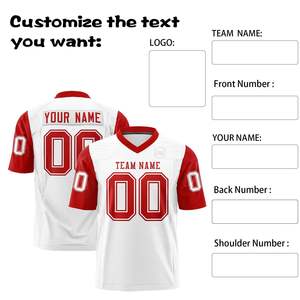 Personalizado al por mayor 2025 Hombres Jerseys Camisetas de fútbol americano personalizado cosido bordado Jersey de la Juventud - Product Image 4