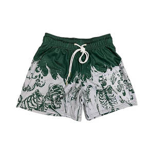 Basketball Double couleur nouveau Design Mash Sublimation Shorts d'entraînement avec poches qualité 5 pouces hommes maille ShortsDDP expédition - Product Image 5