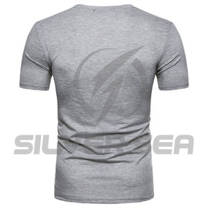 เสื้อกล้ามผู้ชายแห้งเร็วลำลองใส่ได้ทั้งชายและหญิงระบายอากาศได้ดีเสื้อถักนิตติ้งฟิตเนสกีฬาวิ่งโยคะแขนสั้น - Product Image 3
