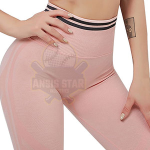 High Quality Customized Women's Yoga Set Elastic Waist Breathable Quick Dry Eco-Friendly 2 Piece Set Sleeveless - Product Image 5