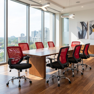 Tucson Red Operative Armchair for Office Use - Product Image 3