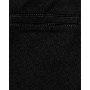 กางเกงชิโนผ้ายืดสีดำสไตล์คลาสสิกสำหรับเด็กผู้หญิงกางเกงชุดนักเรียนสำหรับฤดูร้อนฤดูหนาวผ้าฝ้ายโพลีเอสเตอร์แขนสั้น - Product Image 6