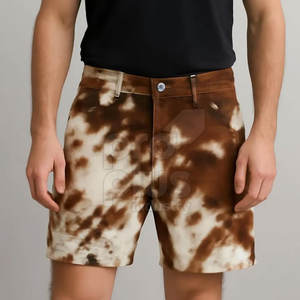 Comfortable Fashionable Solid Casual Eco-Friendly Cowhide Leather <b>Shorts</b> for Men Women Mid Breathable <b>Quick</b> <b>Dry</b> Durable Stylish - Product Image 1