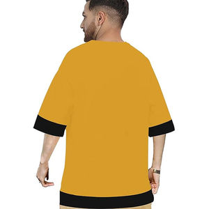 Camiseta extragrande con estampado de logotipo personalizable para hombre, tela de algodón 100%, transpirable de secado rápido con colores y tamaños personalizados - Product Image 5