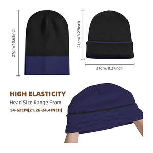 หมวกบีนนี่สำหรับผู้ชายหมวกผ้าถักแจ็คการ์ดสำหรับฤดูหนาวโลโก้ตามสั่ง - Product Image 5