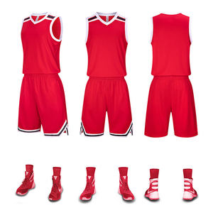 Camiseta de baloncesto de malla Retro de secado rápido para hombre personalizada, aparejos transpirables, sarga, ropa de baloncesto Vintage para adultos - Product Image 6