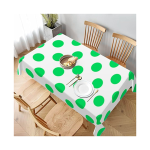 Nappe carrée en coton à carreaux roses, style classique, lavable et résistante à l'huile, pour la maison - Product Image 5