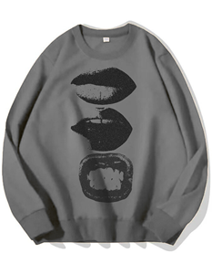 Wholesale <b>Men</b> Sweatshirt Oversized Crewneck <b>Pullover</b> Heavyweight Cotton Fleece Streetwear Custom Logo Winter Sportswear Supplier - Product Image 4