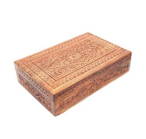Caja de regalo de madera de lujo de alta calidad, caja tallada de estilo moderno hecha a mano con fábrica de barnizado al por mayor - Product Image 5
