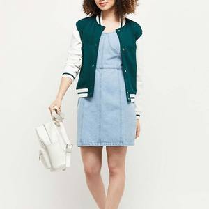 Chaqueta universitaria personalizada 2025, chaqueta universitaria de lana en blanco con el logotipo bordado del cliente de tu marca, chaqueta universitaria de béisbol para mujer, chaqueta universitaria para mujer - Product Image 4