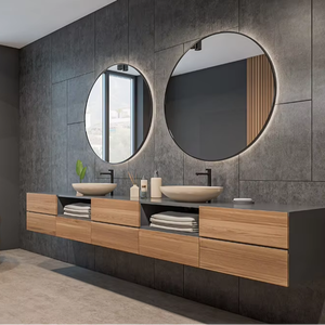 Energy Saving Solar LED Glass Bath <b>Mirror</b> 500W Frameless Wall-Mounted Graphene Heating Element Smart Control Fast Heating - Product Image 2