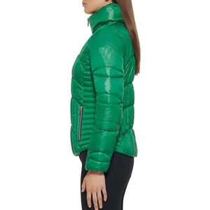 Veste d'hiver matelassée pour femme, best-seller, imperméable, coupe-vent, respirante, à capuche, couleur unie, poches latérales, personnalisable - Product Image 3