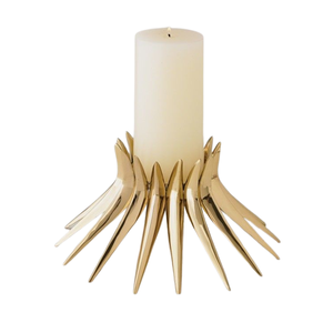 Nordic Style Geometric Candle <b>Holder</b> Stand With Glass Cup <b>Black</b> and Gold Aluminum Handmade Personalized Stylish Candle <b>Holder</b> - Product Image 6