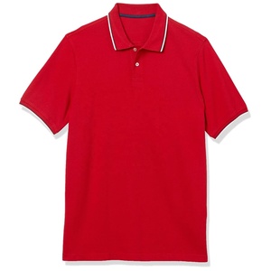 Polo athlétique homme haut de gamme à manches courtes avec bordure contrastante, col classique, pour le golf, personnalisation de marque, plusieurs tailles, vente en gros OEM - Product Image 1
