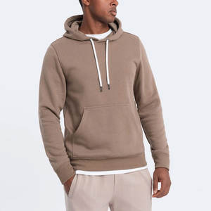 Vêtements décontractés à manches longues pour hommes, sweat-shirt uni teint, 100% polyester, nouveau style de sweat-shirt pour hommes - Product Image 1